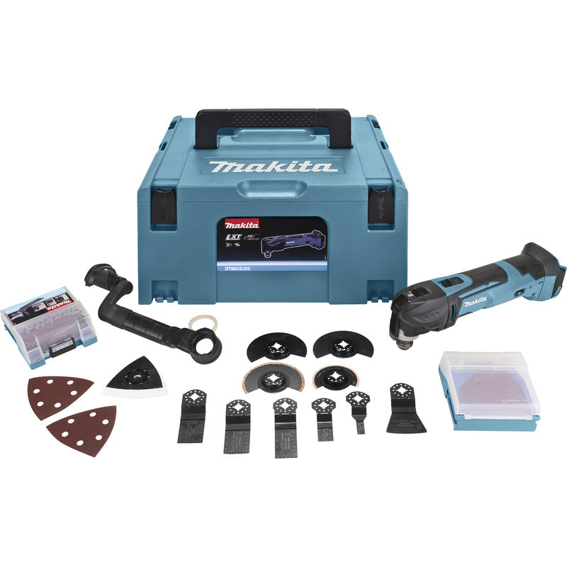 Makita DTM51ZJX3 accu multitool (body + 2x accu) 18V Li-ion