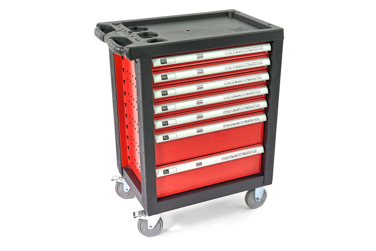 HBM gevulde gereedschapswagen 196-delig, rood Image 21