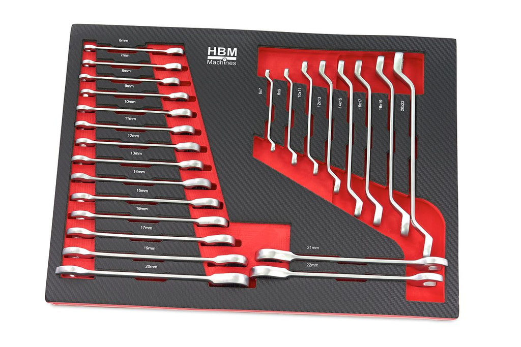 HBM gevulde gereedschapswagen 196-delig, rood Image 17