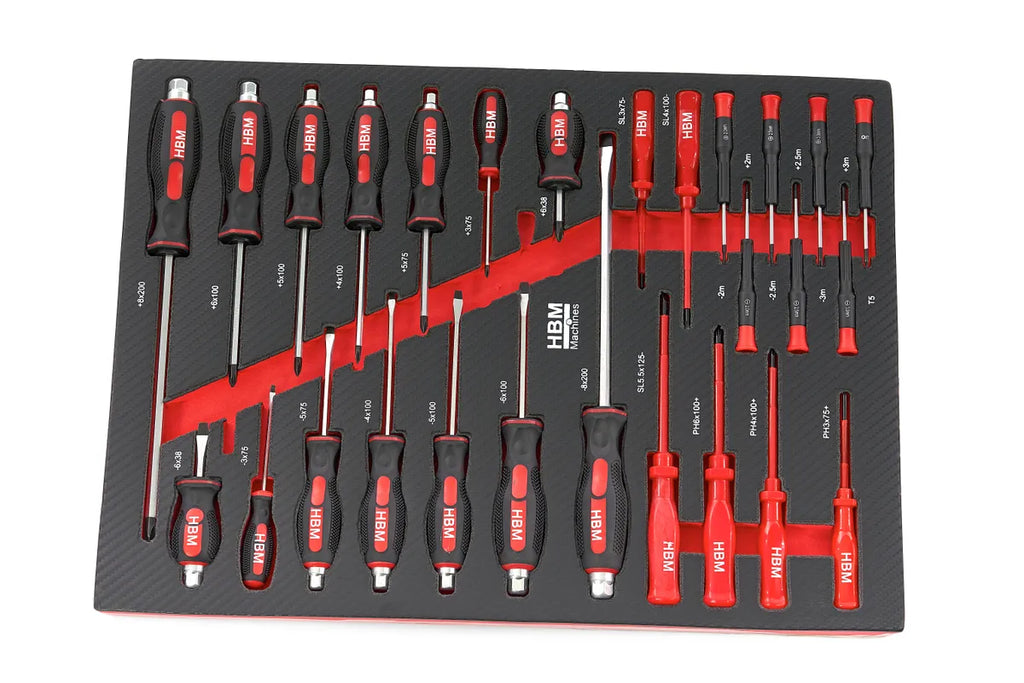 HBM gevulde gereedschapswagen 196-delig, rood Image 18